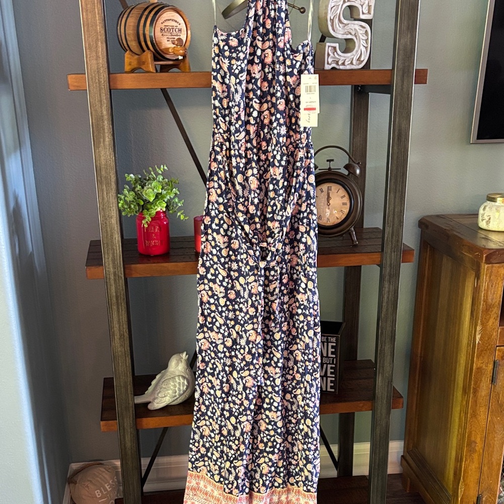 Floral Maxi jumper  with Halter Neck nwt - Picture 2 of 6